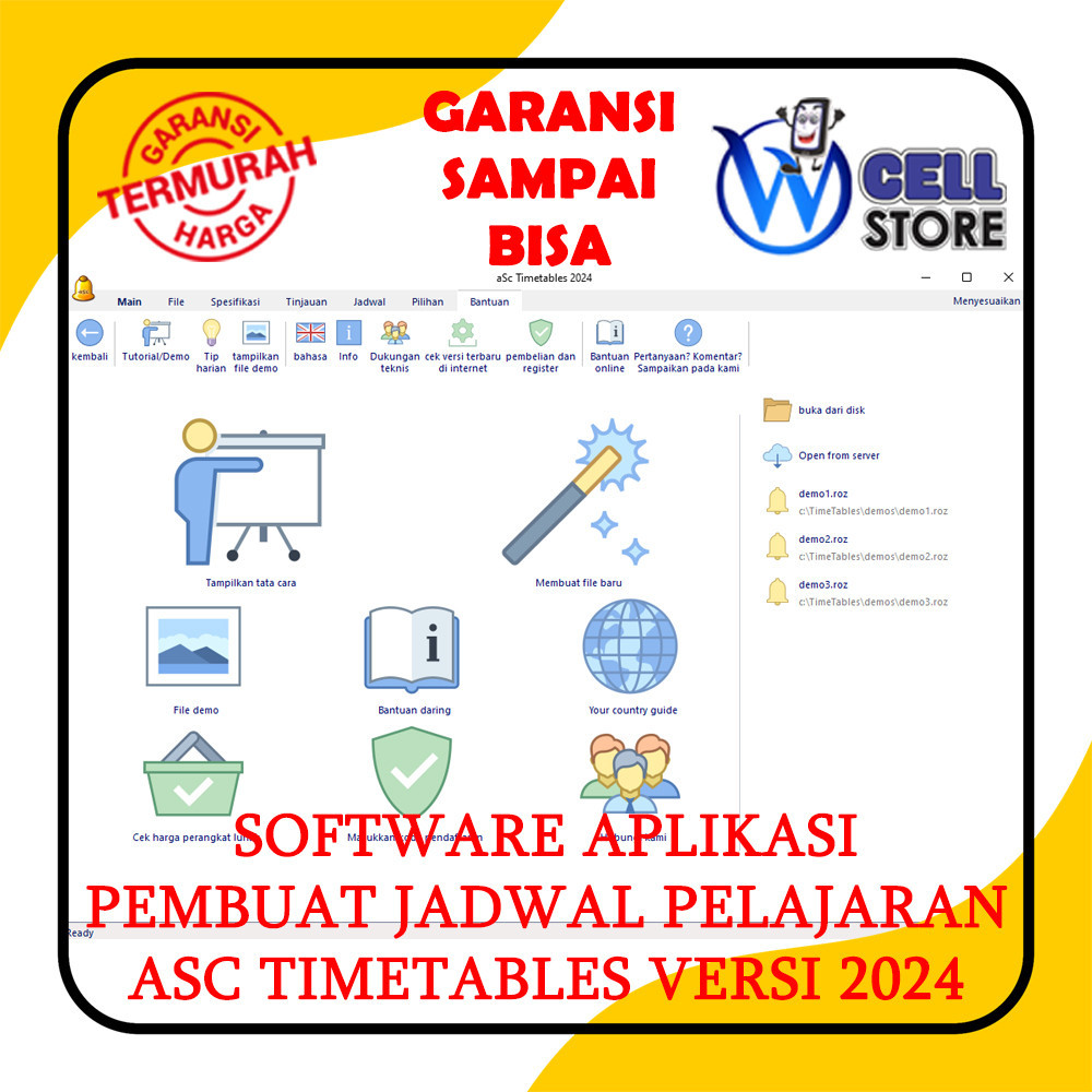 Jual SOFTWARE APLIKASI PROGRAM PEMBUAT JADWAL PELAJARAN ASC TIMETABLES ...