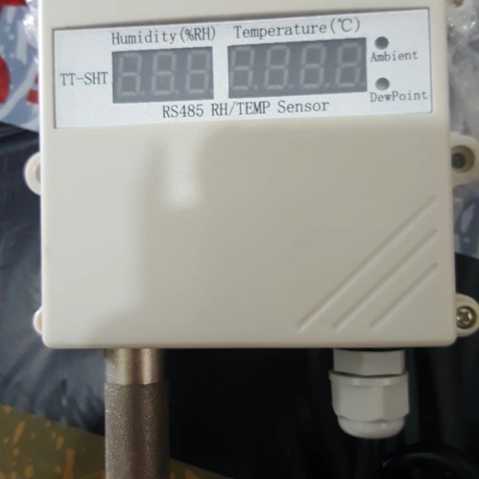 Jual Digital display temperatur humidity sensor transmitter RS485 ...