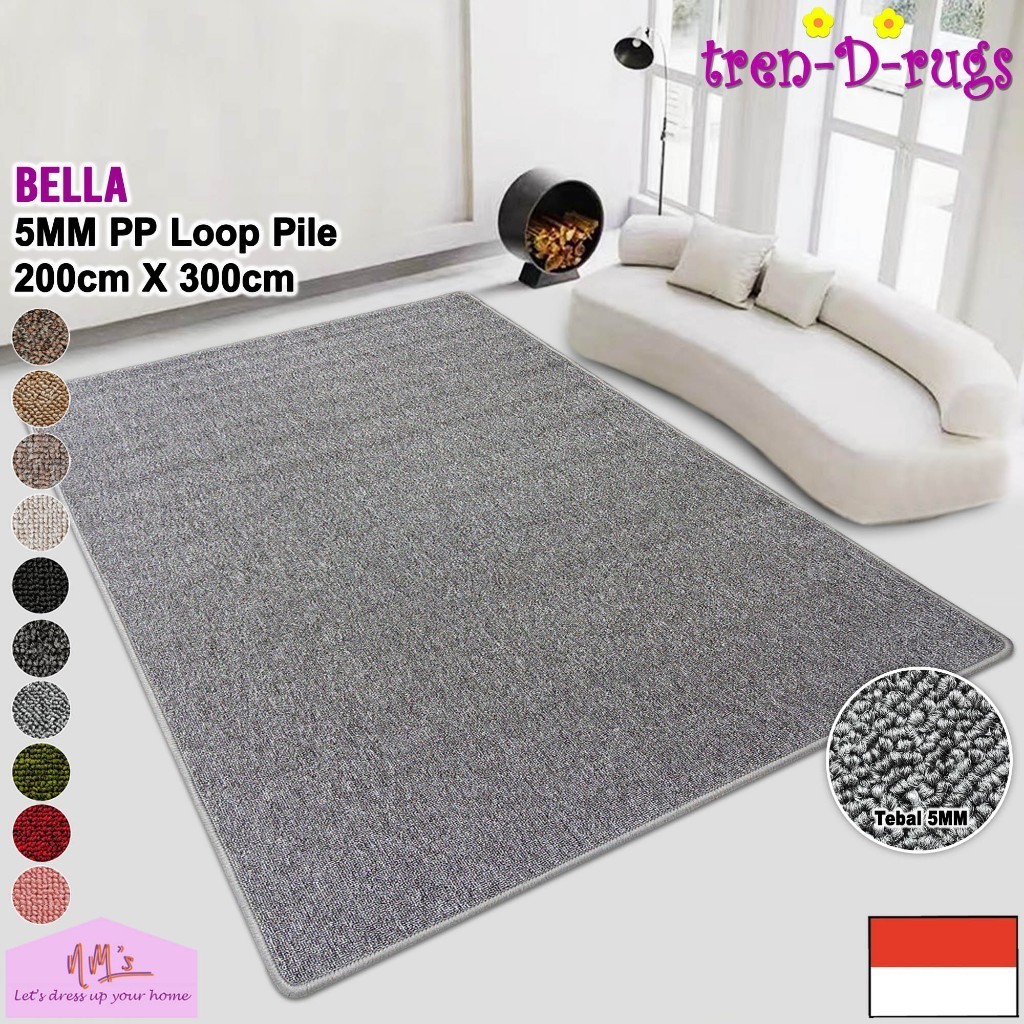 Jual Tren-D-rugs Karpet polos permadani modern alas lantai ruang tamu ...