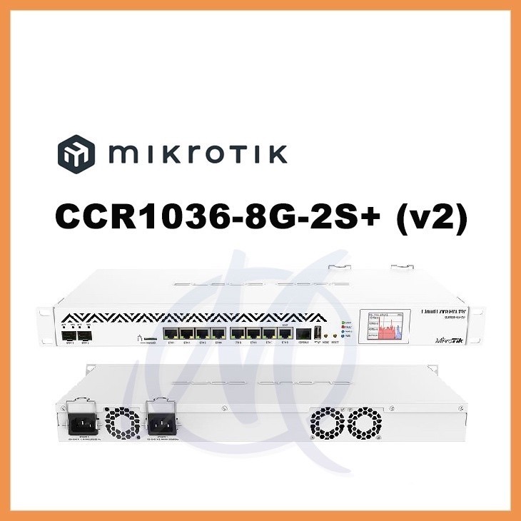 Jual Mikrotik CCR 1036 8G 2S+ v2 CCR1036-8G-2S+ v2 | Shopee Indonesia