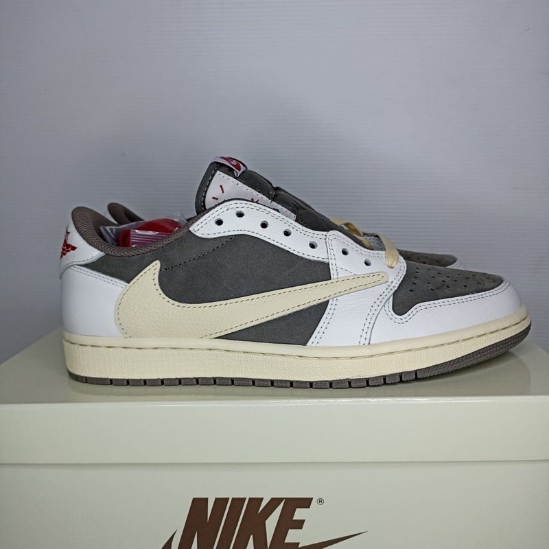 Jual Sepatu Nike Air Jordan 1 Low Fragment Travis Scoot X Reverse Mocha ...