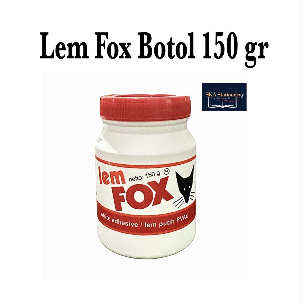 Jual Lem Fox Botol Gr Lem Putih Pvac Serbaguna Pcs Shopee Indonesia