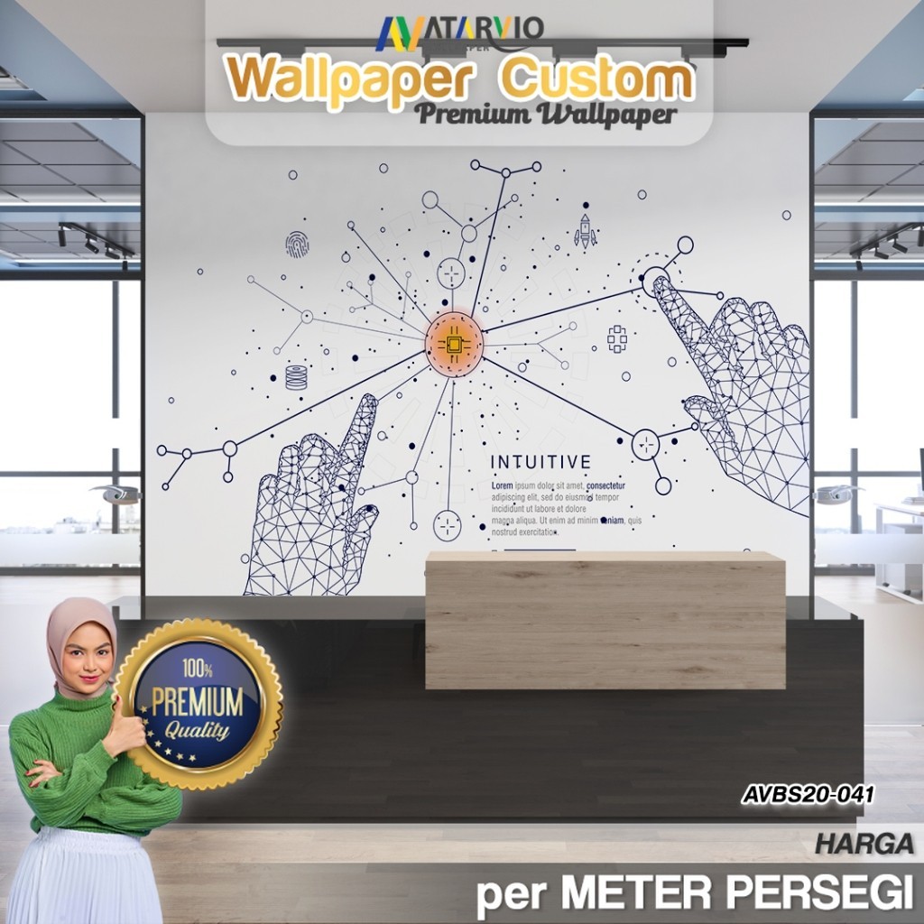 Jual Wallpaper Dinding Custom | Wallpaper Dinding Ruang Kerja