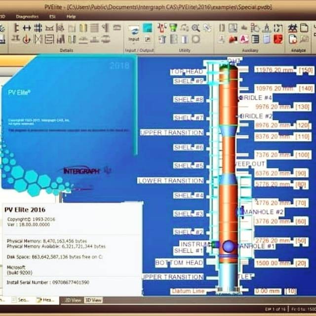 Jual Software Intergraph PV Elite 2019 Versi 21 Support windows 64bit ...