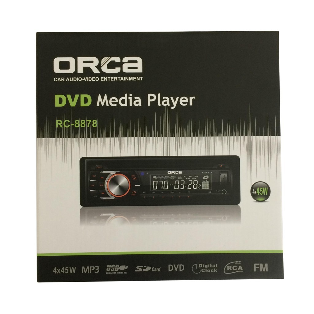 Jual DVD Player Mobil ORCA Single Din Type 8878 | Shopee Indonesia