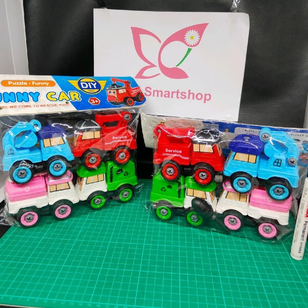 Jual Funny Car//Mainan truk lucu//Mainan mobil | Shopee Indonesia