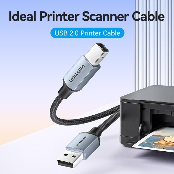 Jual VENTION Kabel Printer USB 2.0 A Male to Type B Male Printer - CTT ...