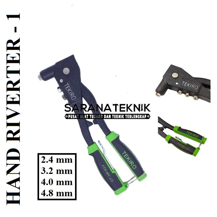 Jual Tekiro Hand Riveter-1 - Tang Rivet Hitam / Stang Rivet Tekiro ...