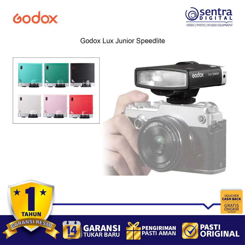 Jual Godox Lux Junior Retro Camera Flash ( Universal Speedlite ) Shopee Indonesia