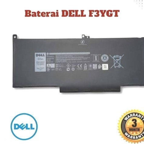 Batteria Originale F3YGT Per Dell Latitude 7280 7290 7380 7390 7480 7490 - 60Wh | Ricambio Affidabile - Foto 4
