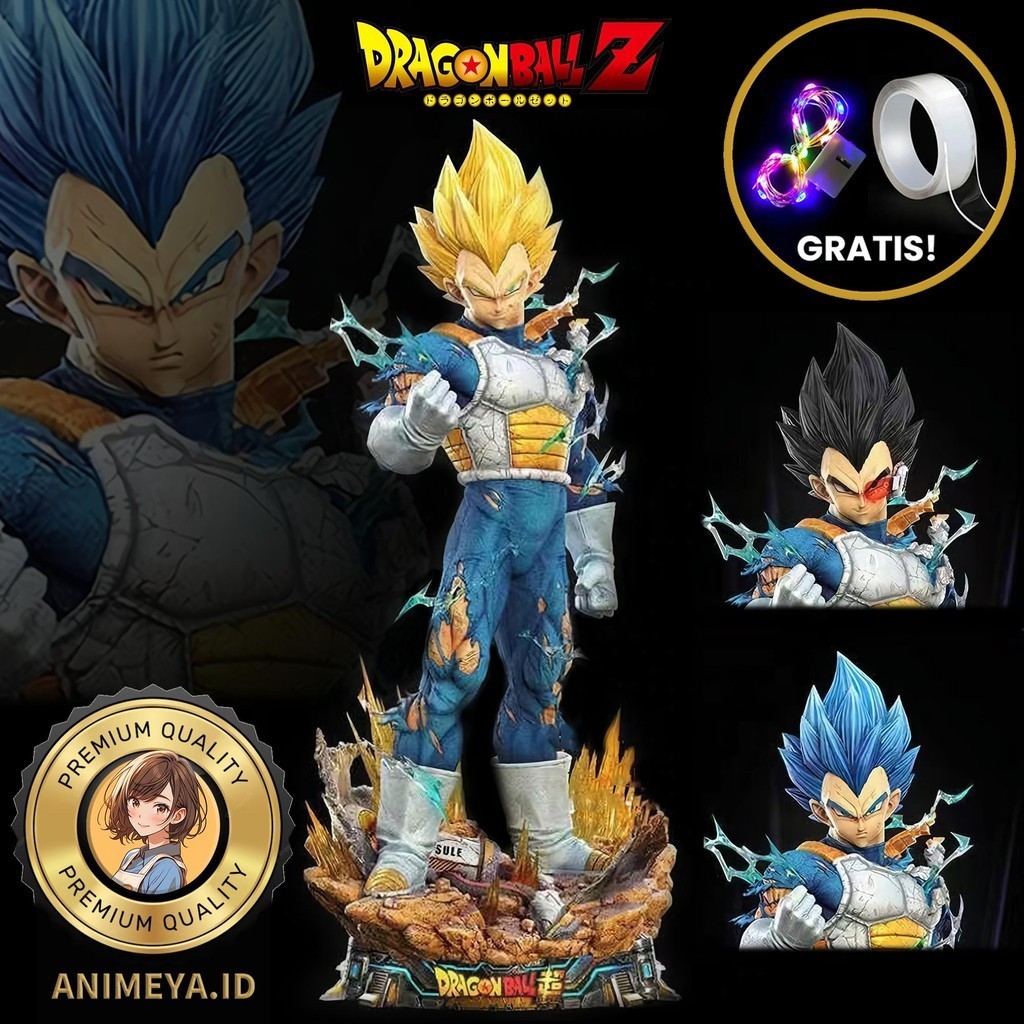 Figurine Vegeta Majin – Dragon Ball Legend Of Manga – Hachette – PVC