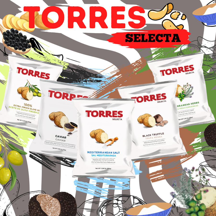 Jual Torres Selecta Premium Potato Chips Keripik Kentang Import Dengan ...