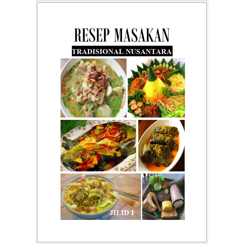 Jual E Book Buku Resep Masakan Tradisional Nusantara | Shopee Indonesia