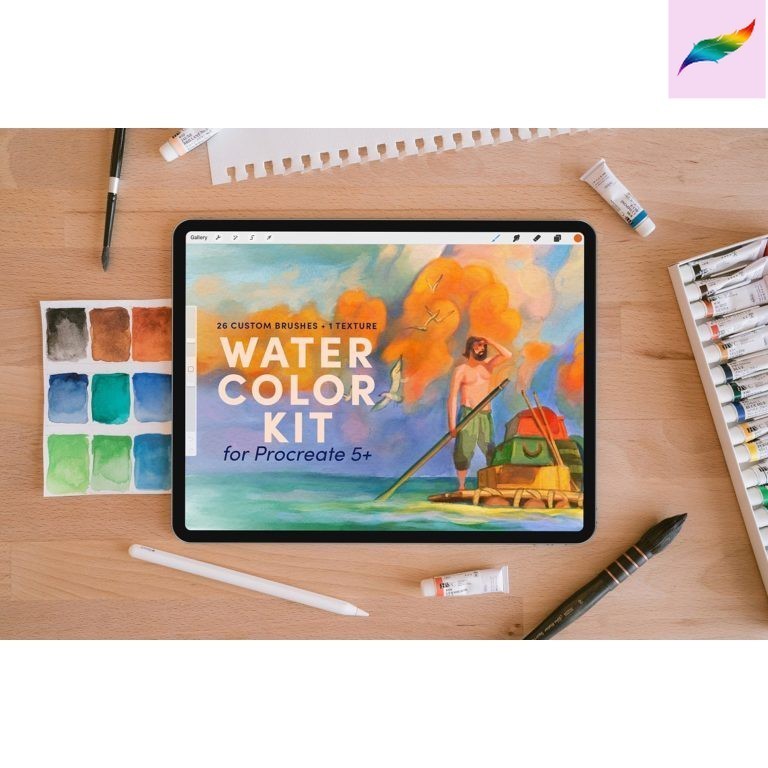 Jual Brush Procreate - Watercolor Kit Brushes for Procreate | Shopee ...