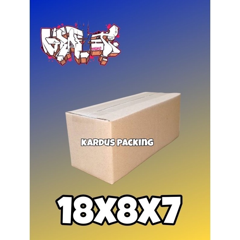 Jual kardus uk 18x8x7 kardus polos kardus kecil | Shopee Indonesia