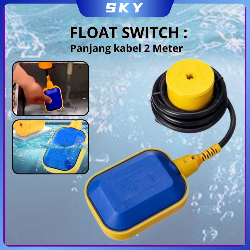 Jual Float Switch Sensor Pelampung Pompa Air Celup Elektrik Otomatis ...