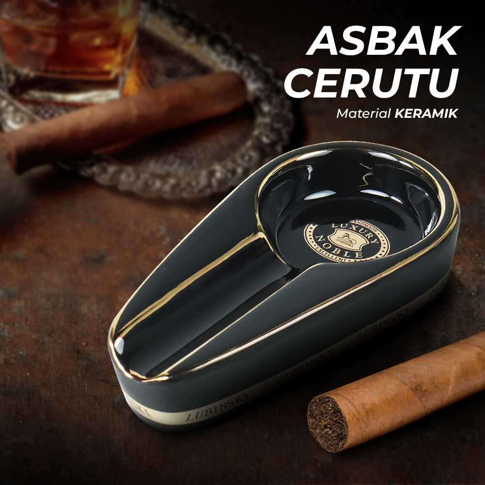 Jual Asbak Rokok Cerutu Keramik Tobacco Cigarette Ashtray - P100-H ...
