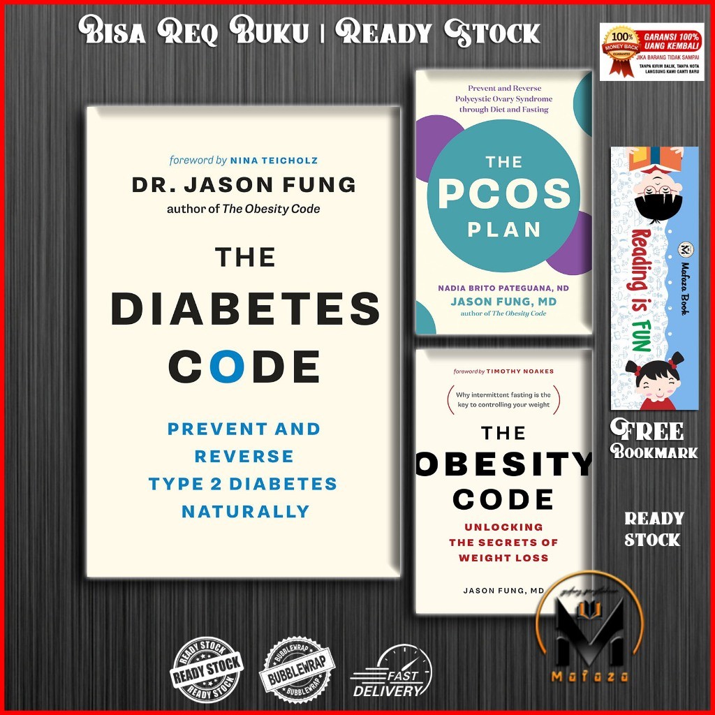 Jual The Diabetes Code | The Cancer Code | The Obesity Cod | The PCOS ...