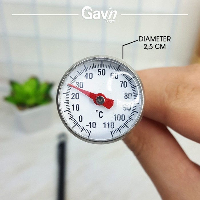 Jual Termometer Susu Bayi Anak Thermometer Barista Air Kopi Minyak ...