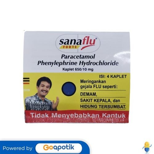 Jual Sanaflu Forte Strip 4 Kaplet | Shopee Indonesia