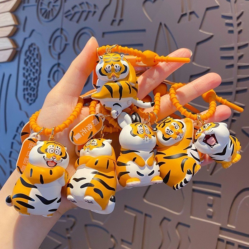 Jual Gantungan Kunci Harimau Keychain Cute Tiger Gantungan Tas Ukuran ...