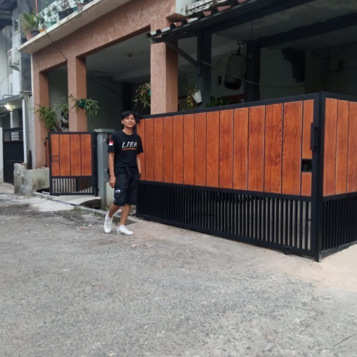 Jual pagar rumah minimalis murah hollow grc papan | Shopee Indonesia