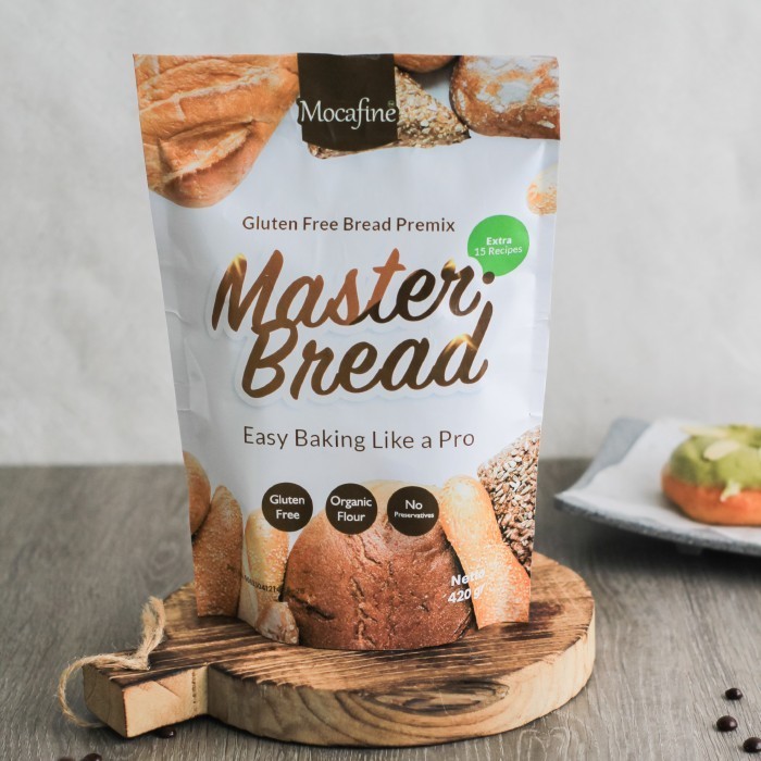 Jual Gluten Free Bread Flour MOCAFINE Tepung Premix Roti Donat - 420 ...