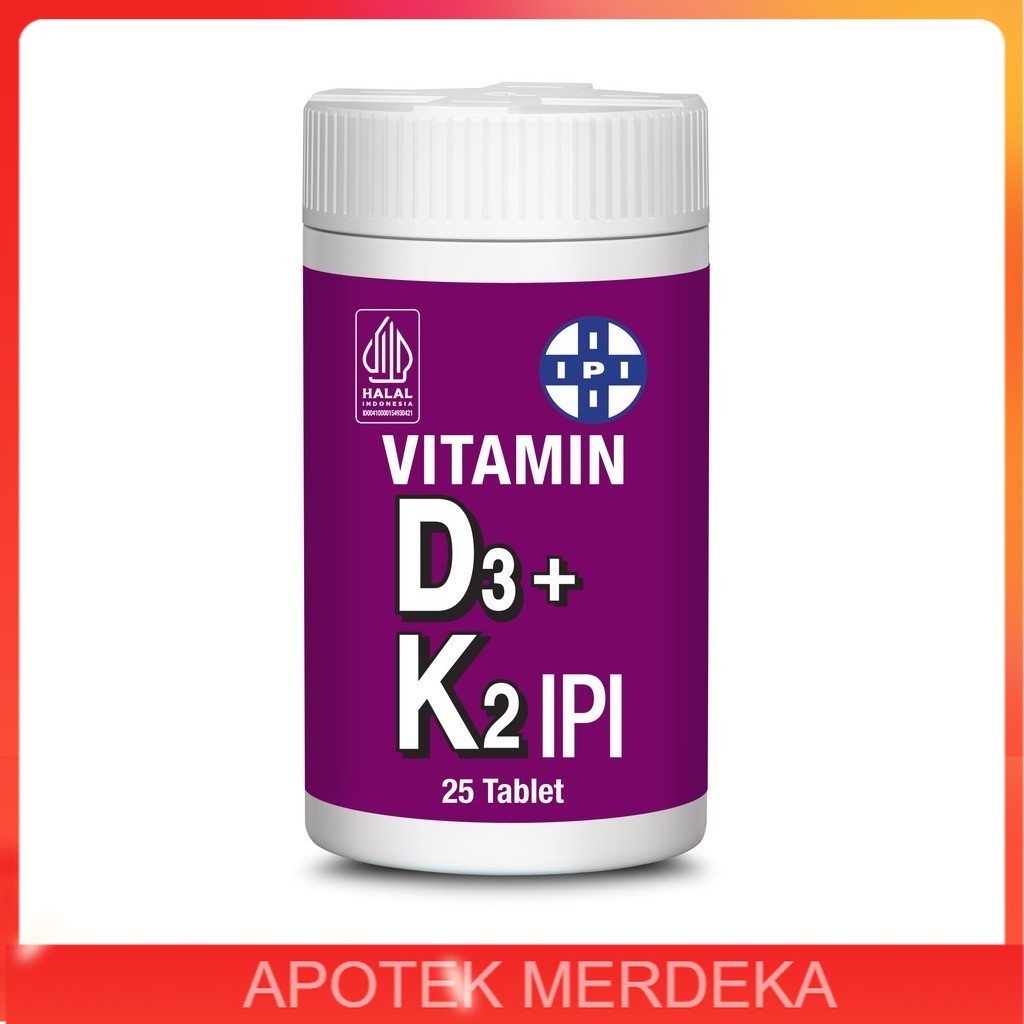 Jual IPI Vitamin D3+K2 ISI 25 Tablet | Shopee Indonesia