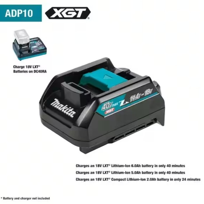 Jual Makita ADP10 18V LXT Adapter For Charger 40V XGT (DC40RA) | Shopee ...