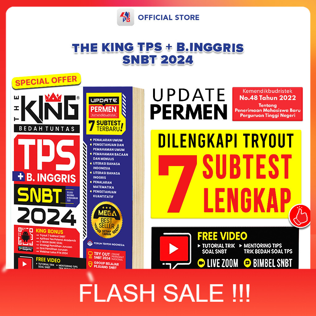 Promo Buku The King Tps Bahasa Inggris Utbk 2023 Diskon 23 Di Seller 