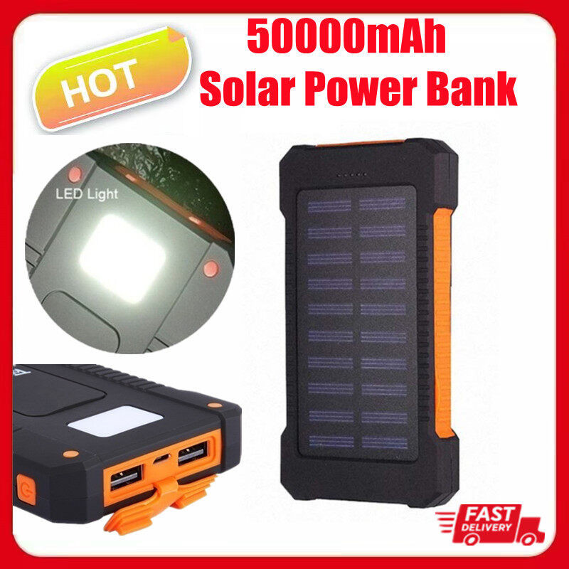 Jual Queen Power Powerbank Solar 50000mAh Powerbank Original 50000mAH ...