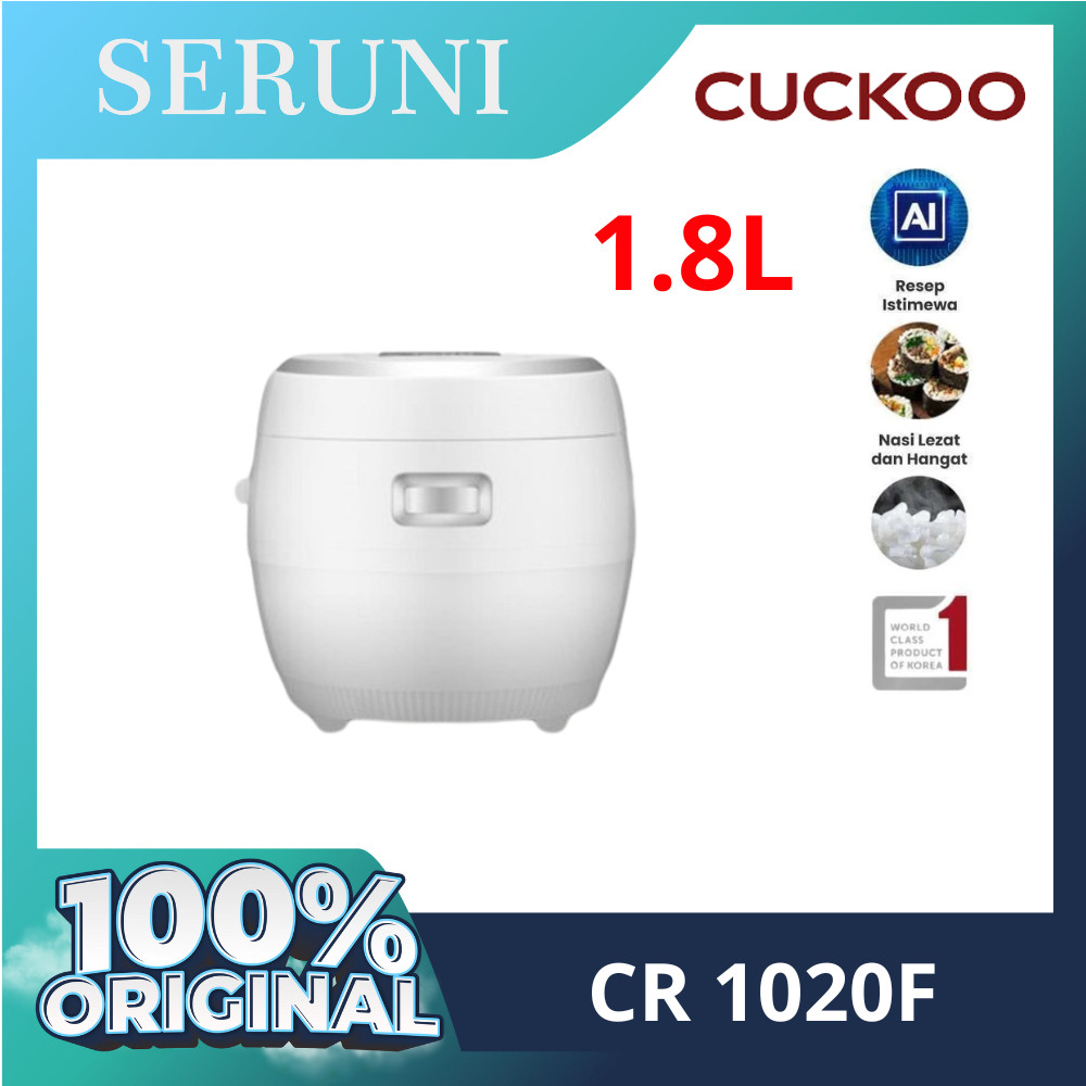 Jual CUCKOO Smart Rice Cooker CR 1020F/WH All in One Cooker Digital 1.8