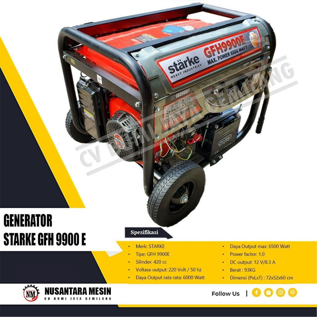 Jual MESIN GENSET / GENERATOR STARKE GFH 9900 E | Shopee Indonesia