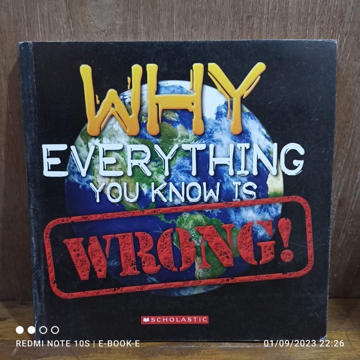 Jual buku impor why everything you know is wrong 128 hal bahasa inggris(01)