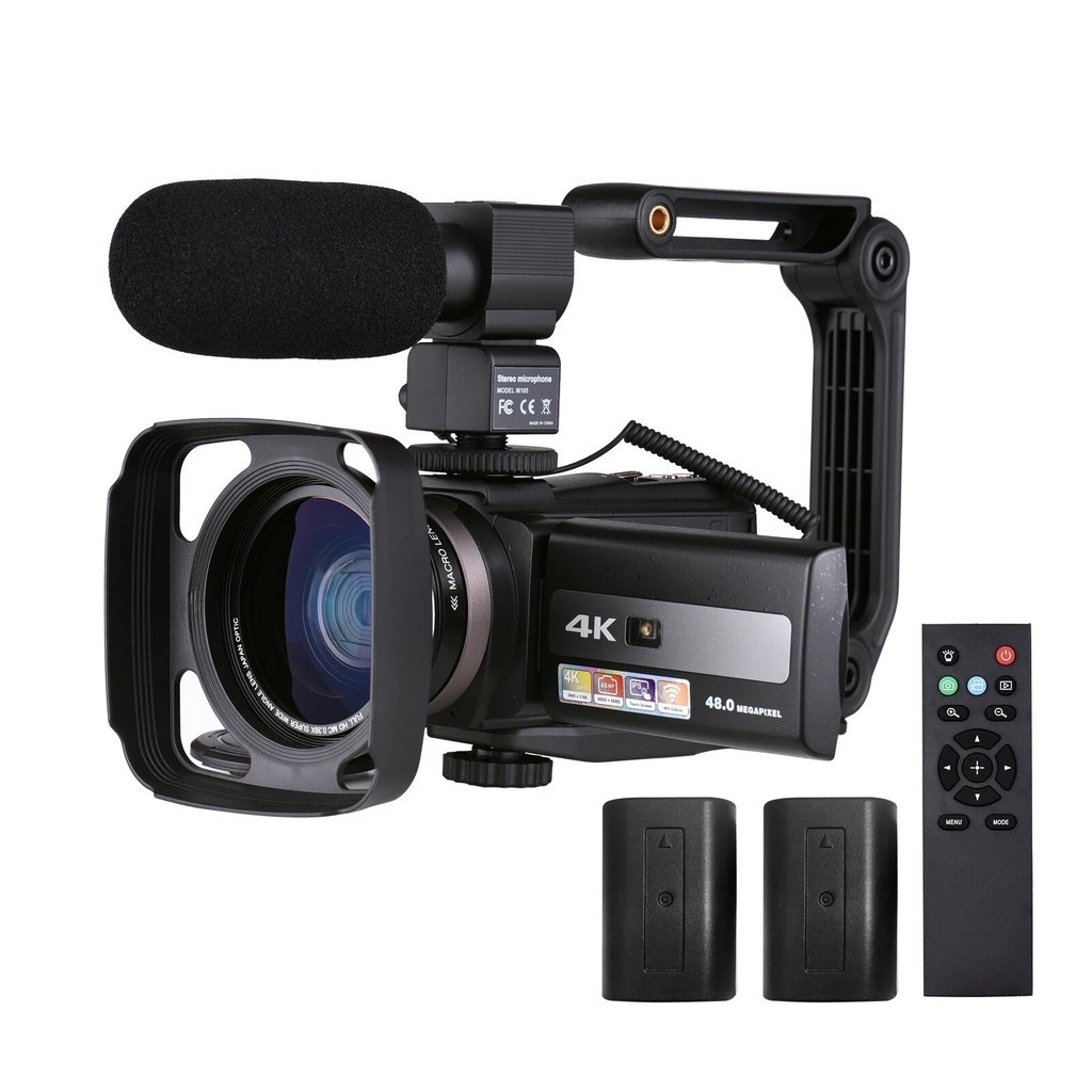 V12 Video Camera 1080P Full HD 16X Digital Zoom Recording Camcorder w/3.0 Inch Rotatable LCD Screen Support Night Vision (MC4)(F54)