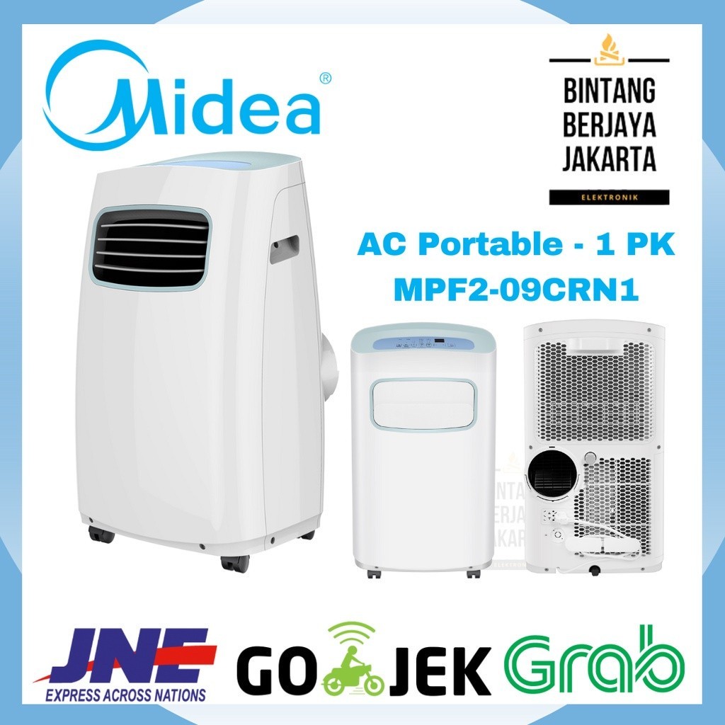 Jual MIDEA AC Portable 1 PK MPF2-09CRN1 Garansi Resmi / MPF2 09CRN1 ...