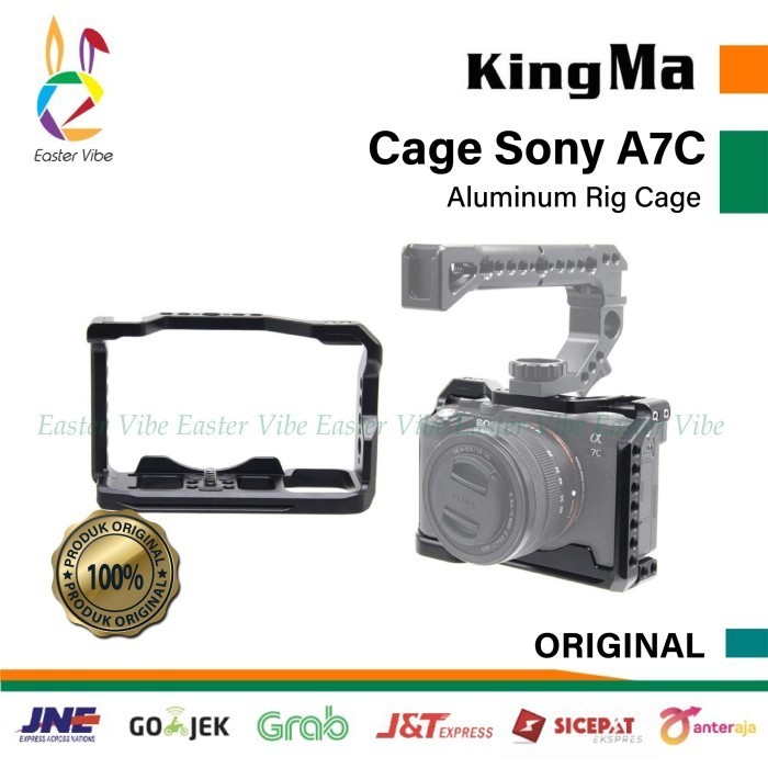 Jual Kingma Rig Cage Aluminum For Sony A7C - Camera Grip A7 C | Shopee ...