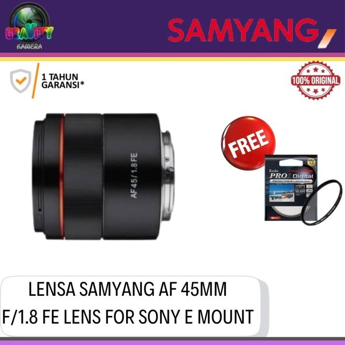 LENSA SAMYANG AF 45MM FE SAMYANG AF 45MM FE