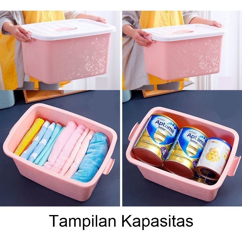 Jual Container Box 35 Liter Plastik Kotak Penyimpanan Storage Box ...