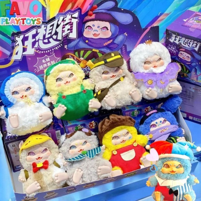 Jual BABY THREE Yeboy Fantasy Street Series Plush Doll Blind Box ...