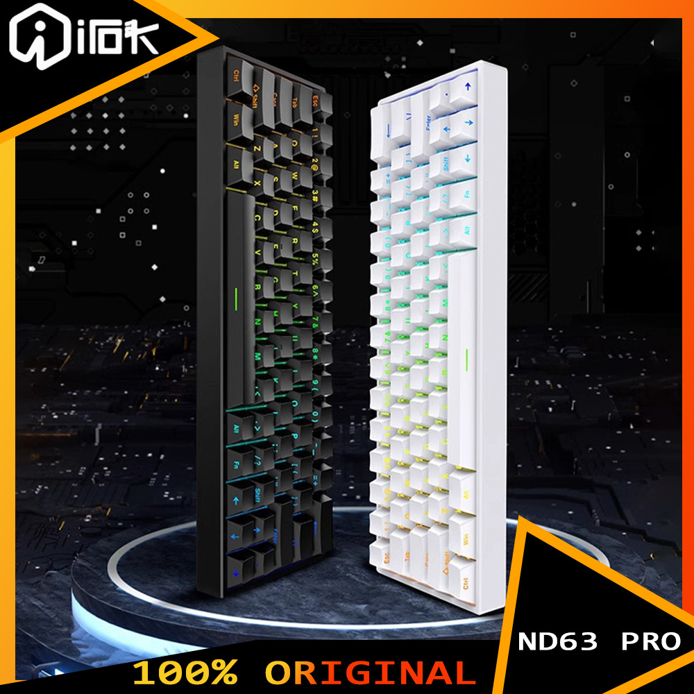 Jual Irok Nd63 Pro Mechanical Keyboard Wired Magnetic Switch Hotswap ...
