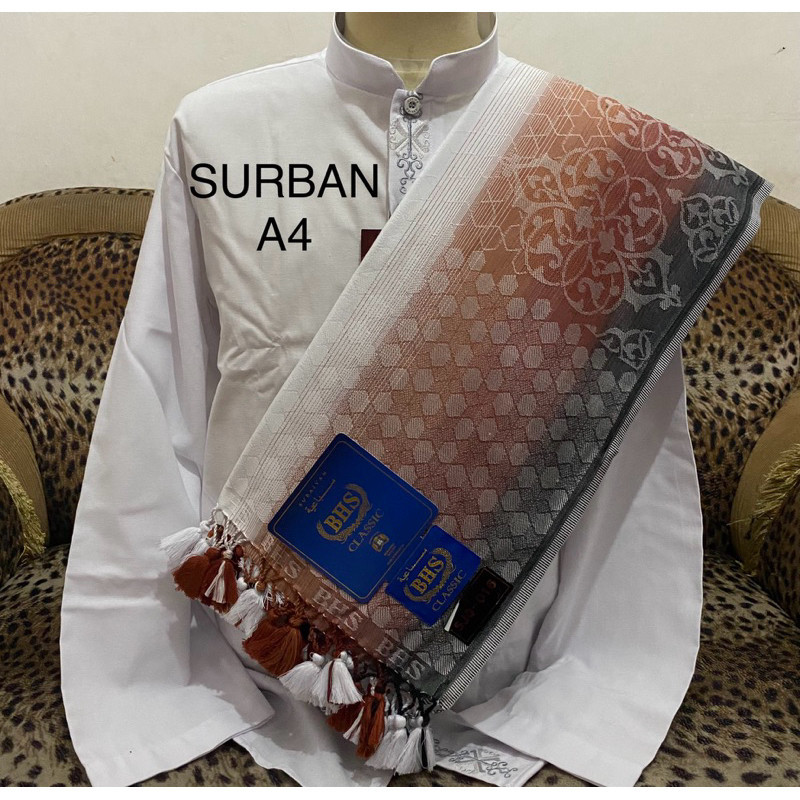 Jual SURBAN BHS CLASSIC SUBAIYAH JACQUARD GOLD | Shopee Indonesia
