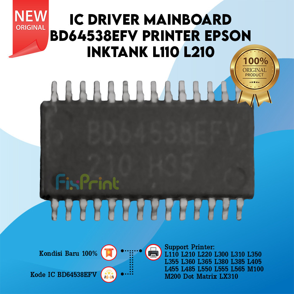 Jual IC Motor Driver BD64538EFV Mainboard Printer Epson L110 L210 L220 ...