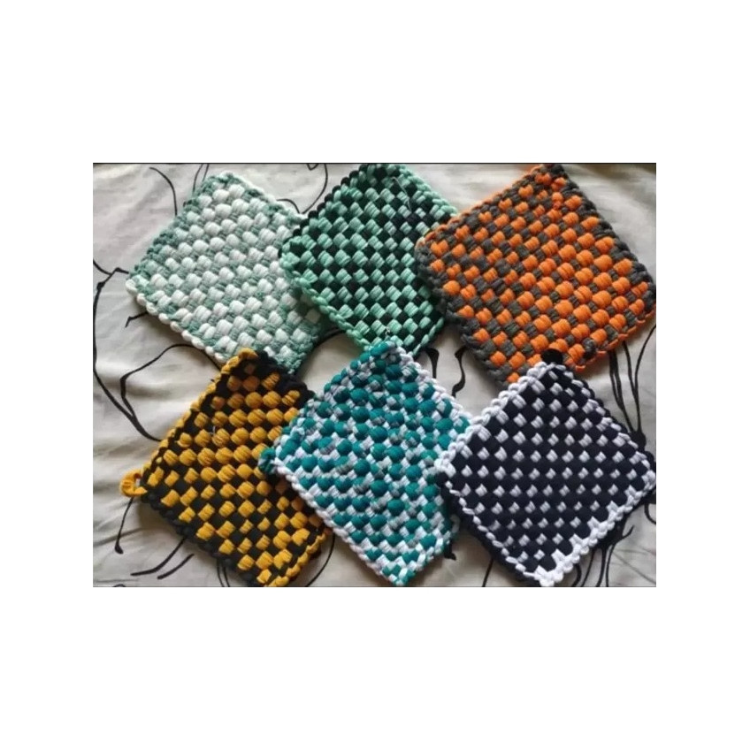 Jual Kain - kain cempal - kain lap - Cempal Anti Panas Anyaman Anyam ...