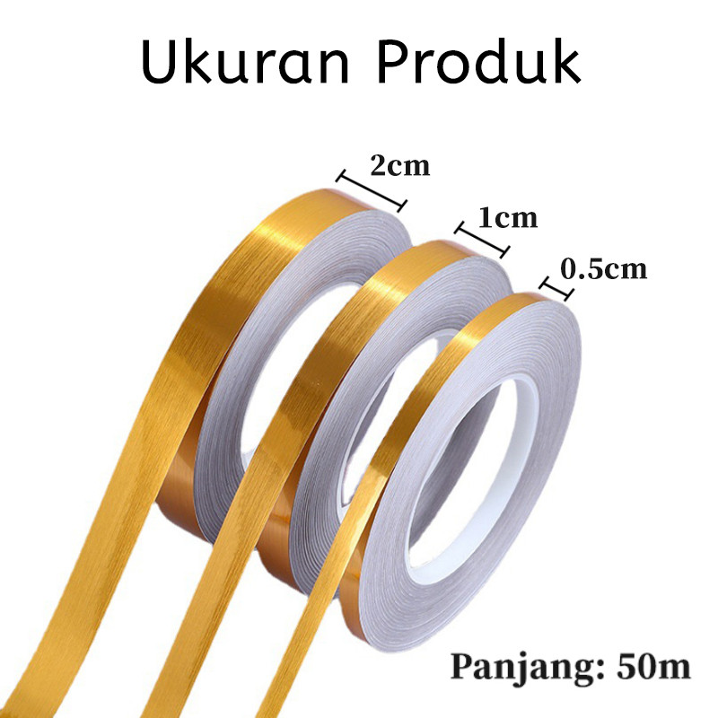 Jual Gulungan Roll Stiker Penutup Celah Keramik Pembatas Lantai Tembok ...