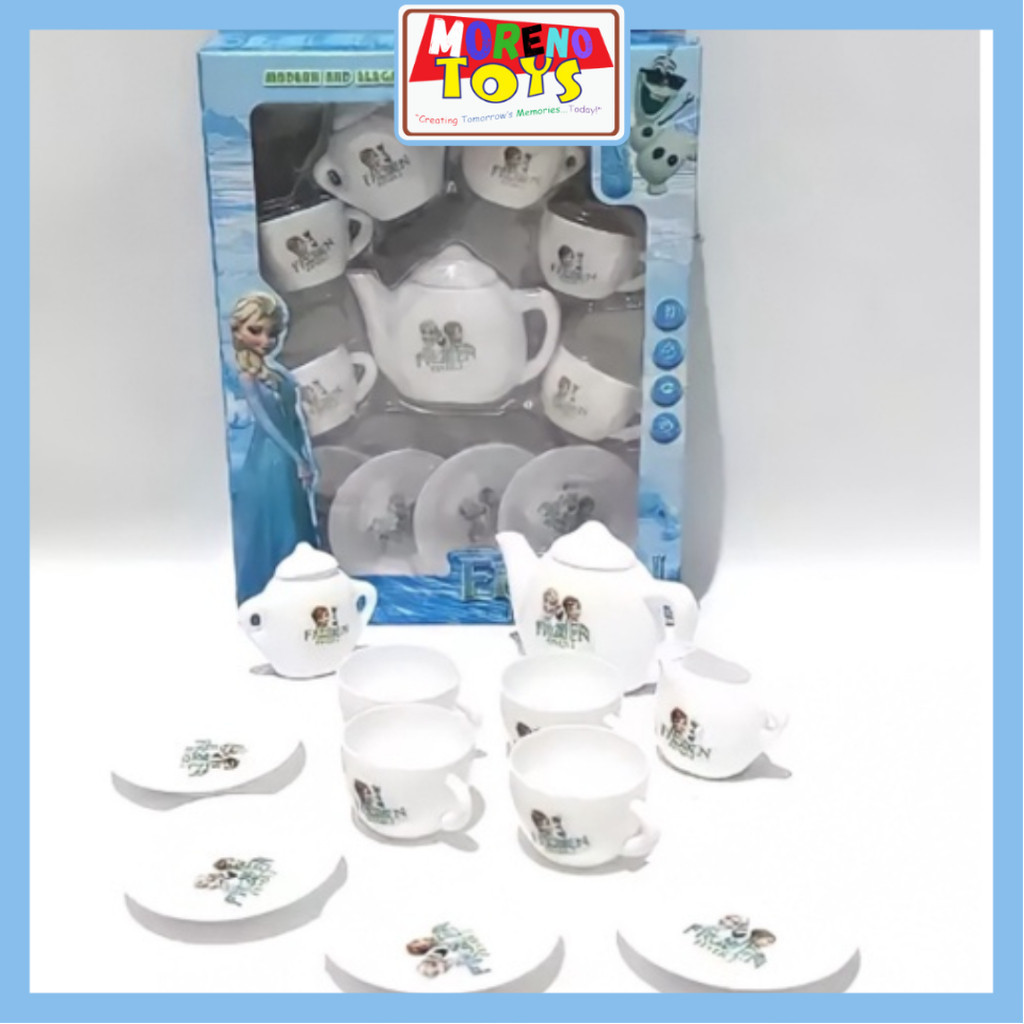 Jual Mainan Anak Perempuan Mini Tea Set Teko Cangkir / Kitchen Set ...