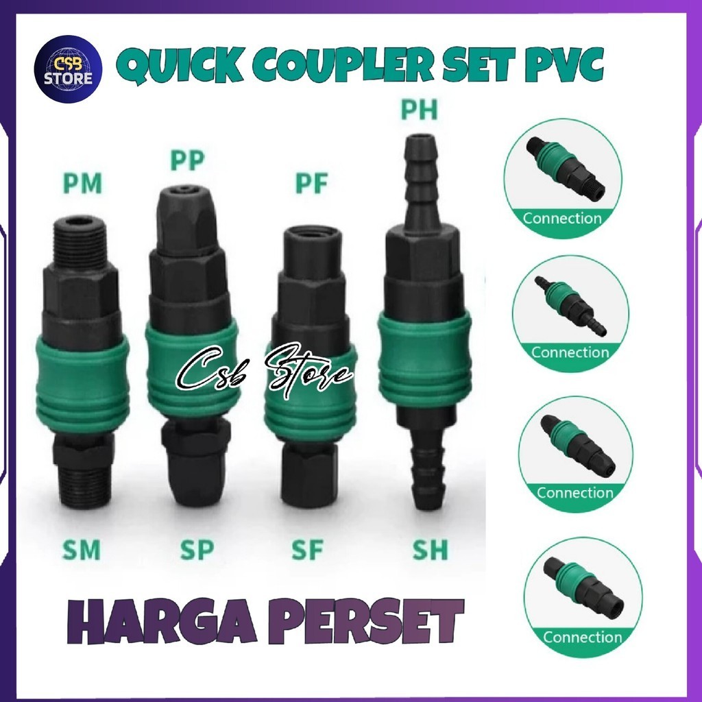 Jual Coupler set PVC tersedia 4 model | Shopee Indonesia
