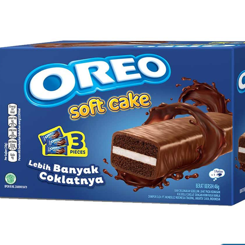 Jual Oreo Soft Cake Multi Pack 48G (3*16gram) | Shopee Indonesia