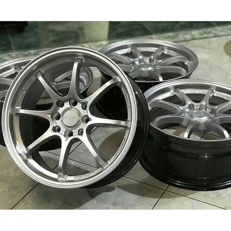 Jual Velg rays ce28 r15 velg racing mobil rays ce28 ring 15 glossy ...