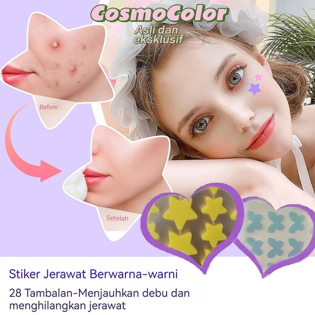 Jual Acne Patch Stiker Lucu Tutup Jerawat Hydrocolloid Standar Luar
